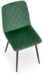 Стілець для кухні та вітальні Halmar K525 Темно-зелений (5905248132023) - зображення 9