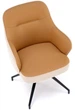 Стілець для кухні та вітальні Halmar K527 обертальний Коричневий/Бежевий (5905248132061) - зображення 10