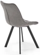 Krzesło do kuchni i salonu Halmar K549 Popielate (5905248132726) - obraz 4