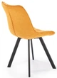 Стілець для кухні та вітальні Halmar K549 Гірчичний (5905248132702) - зображення 4