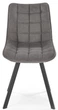 Krzesło do kuchni i salonu Halmar K549 Popielate (5905248132726) - obraz 7