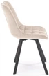 Krzesło do kuchni i salonu Halmar K549 Beżowe (5905248132696) - obraz 6