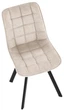 Krzesło do kuchni i salonu Halmar K549 Beżowe (5905248132696) - obraz 9