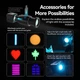 Беспроводной накамерный свет видеосвет Ulanzi Vijim L3 RGB COB Fill Light 5W 800mAh 1/4 Black (L052GBB1) - изображение 8