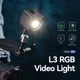 Беспроводной накамерный свет видеосвет Ulanzi Vijim L3 RGB COB Fill Light 5W 800mAh 1/4 Black (L052GBB1) - изображение 10