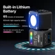 Бездротове постійне світло Ulanzi Vijim L2 RGB COB VIDEO LIGHT RGB 800mAh 4W Black (2878) - зображення 14