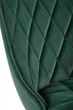 Стілець для кухні та вітальні Halmar K450 Темно-Зелений (5905248116573) - зображення 5