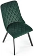 Стілець для кухні та вітальні Halmar K450 Темно-Зелений (5905248116573) - зображення 6