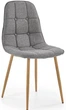 Стілець для кухні та вітальні Halmar K316 Сірий (5905248118249) - зображення 1