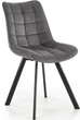 Krzesło do kuchni i salonu Halmar K332 Ciemnopopielate (5905248118355) - obraz 1