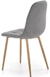 Стілець для кухні та вітальні Halmar K316 Сірий (5905248118249) - зображення 6