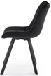 Krzesło do kuchni i salonu Halmar K332 Czarne (5905248118379) - obraz 3