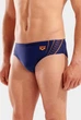 Плавки-сліпи для чоловіків Arena DOUBLE GRAPHIC SWIM BRIEFS темно-синій, помаранчевий Чоловіки 95 - зображення 3