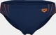Плавки-сліпи для чоловіків Arena DOUBLE GRAPHIC SWIM BRIEFS темно-синій, помаранчевий Чоловіки 95 - зображення 7