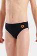 Плавки слипы для мальчиков Arena BRIGHT SWIM BRIEFS черный, оранжевый Дит 116 см - изображение 3