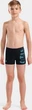 Плавки-шорты для мальчиков Arena TALES SWIM SHORT черный, бирюзовый Дети 128 см - изображение 2