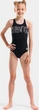 Купальник слитный для девушек Arena GRAPHIC SWIMSUIT V BACK черный, белый Дит 128 см - изображение 2