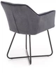 Стілець для кухні та вітальні Halmar K377 на полозках Сірий (5905248118935) - зображення 10