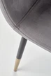 Стілець для кухні та вітальні Halmar K379 Сірий (5905248118973) - зображення 11