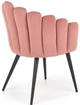Krzesło do kuchni i salonu Halmar K410 Różowe (5905248119499) - obraz 6