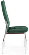 Стілець для кухні та вітальні Halmar K416 Темно-зелений (5905248119536) - зображення 5