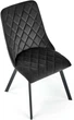 Krzesło do kuchni i salonu Halmar K450 Czarne (5905248120266) - obraz 9