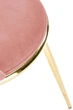 Krzesło do kuchni i salonu Halmar K460 ze złotym stelażem Różowe (5905248119901) - obraz 9