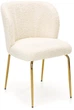 Стілець для кухні та вітальні Halmar K474 із золотим каркасом Кремовий (5905248121027) - зображення 3