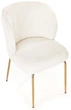 Стілець для кухні та вітальні Halmar K474 із золотим каркасом Кремовий (5905248121027) - зображення 6