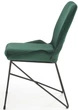 Krzesło do kuchni i salonu Halmar K454 ciemnozielone (5905248121416) - obraz 4