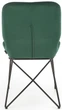 Krzesło do kuchni i salonu Halmar K454 ciemnozielone (5905248121416) - obraz 6