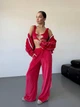 Женский костюм тройка красный 42-46 р1349.007 - изображение 2
