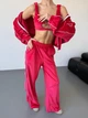 Женский костюм тройка красный 42-46 р1349.007 - изображение 3
