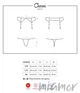 Пояс для чулок Obsessive Charms garter belt S/M Черный - изображение 4