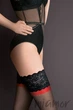 Панчохи з мереживом Gabriella Victoria 20 den 5/6 Nero - зображення 1