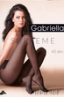 Колготки с ажурными трусиками Gabriella Supreme 40 den 2 Nero - изображение 1