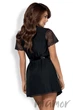 Халат Obsessive Miamor robe L/XL Чорний - зображення 2
