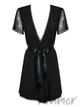 Халат Obsessive Miamor robe L/XL Чорний - зображення 3