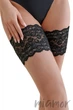 Бандалетки против натирания кружевные Gabriella Thigh Band Lace Size+ 1/2 Черные - изображение 1