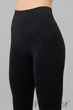 Леггинсы бесшовные непрозрачные Giulia Leggings model 2 Black L/XL Черные - изображение 4