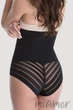 Бесшовные трусики утягивающие с высокой талией Julimex 141 Panty M Черные - изображение 2