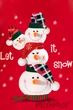 Комплект/піжама для дівчинки новорічна Cornette 592/172 SNOWMAN 134/140 Червоно-синя - зображення 2