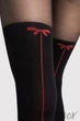 Колготки имитация чулок со стрелкой Fiore Canella 40 den 3 Nero - изображение 3