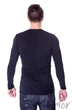 Термо кофта чоловіча бавовняна великого розміру Cornette 214 AUTHENTIC 5XL Чорна - зображення 3