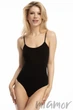 Боди бесшовный на тонких бретелях Julimex Bamboo Body S Черный - изображение 1