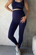 Леггинсы для беременных бесшовные InSecret Leggings Mama Evening Blue S/M Темно-синие - изображение 1