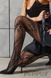 Колготки кружевные InSecret Panna 0128 Lolita 3/4 Черные - изображение 2