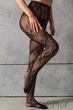 Колготки кружевные InSecret Panna 0128 Lolita 3/4 Черные - изображение 3