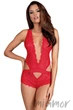 Боди женское Obsessive 853-TED-3 L/XL Красное - изображение 1