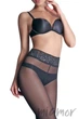 Колготки с кружевным поясом GIULIA Impresso 40d 2 Nero - изображение 4